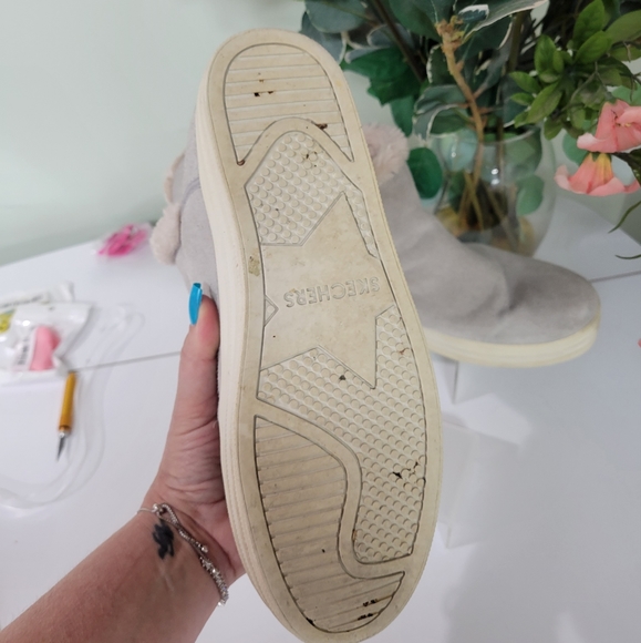 SKETCHERS Furry suede boots fall winter. 9 - Picture 7 of 8